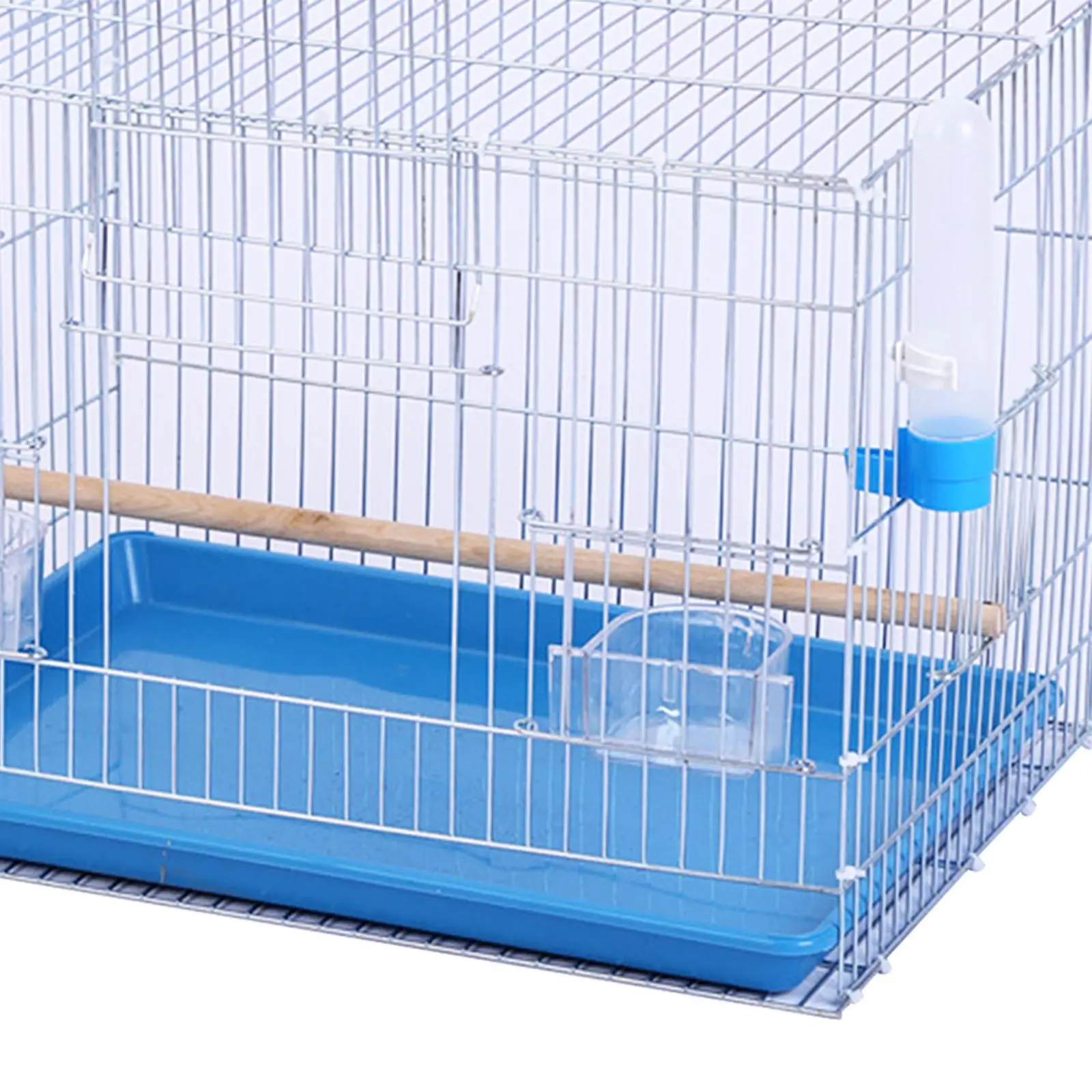Durable Bird Cage Bird Feeder Waterer Stand Cage Pet House Birdcage