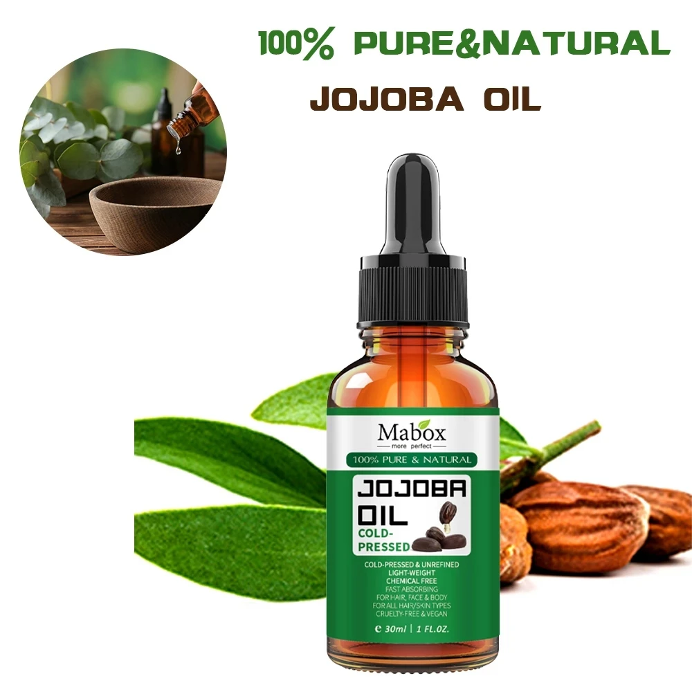 Pure Natural Extract from Jojoba essential Oil 30ML effective for hair