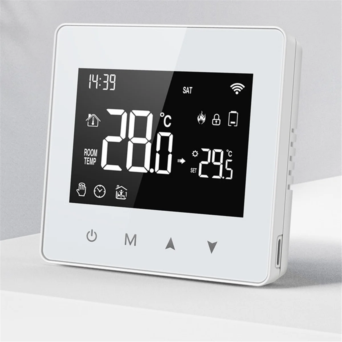 Tuya ZigBee Thermostat Smart Home Battery Powered Temperature Controller for Gas Boiler Works with Voice AssistantJADD