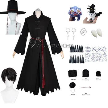 KPop Demon Hunters Saja Boys  Cosplay Costume Uniform Halloween Carnival Party Christmas Play Role Clothes Clothing