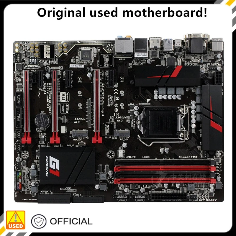 Per Ga-Z170X-Gaming 3 Z170X-Gaming Originale Usato Desktop Intel Z170 64Gb Ddr4 Scheda Madre Lga 1151 I7/I5/I3 Usb3.0 Sata3