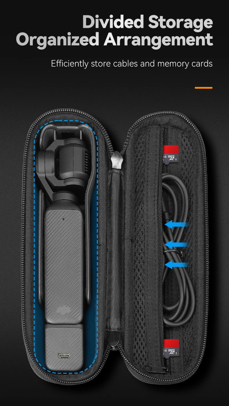 Mini Protective Bag For Pocket 3 Carrying Bag Waterproof Storage Box For Pocke