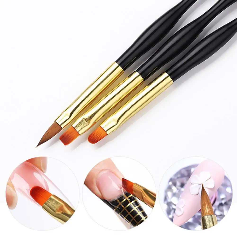 Great Nail Art Pen Portable Nail Art Liner Comfortable Grip Labor-saving Nail Brush Painting Liner Pen Manicure Design 3