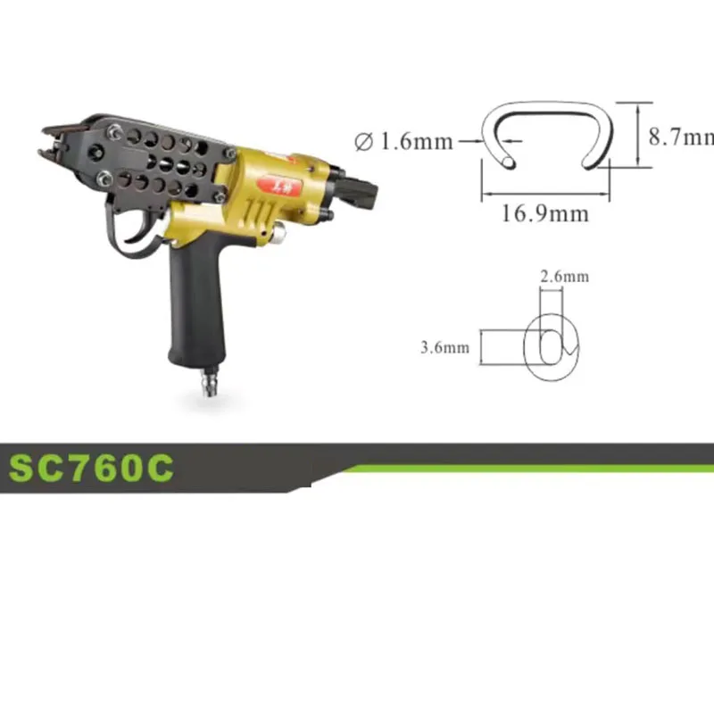 Tyre Pliers Tool Top Quality Tyre SC7E/760C C Ring Pliers Tool Air C-type machine Nailer pneumatic nail gun