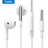 TOPK Earphone In-Ear Volume Control with Microphone 3.5mm Jack Universal for iPhone Android 1