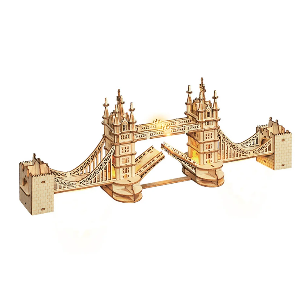 

Моделирование 3d пазл Детский семейный Декор для дома деревянный Лондонский мост ремесло