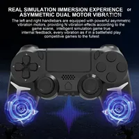 GAMINJA 6-axis Gyroscope Dual Vibration With touch pad Wireless Gamepad Bluetooth Controller For PS4 PS3 Console Computer PC - Image 3