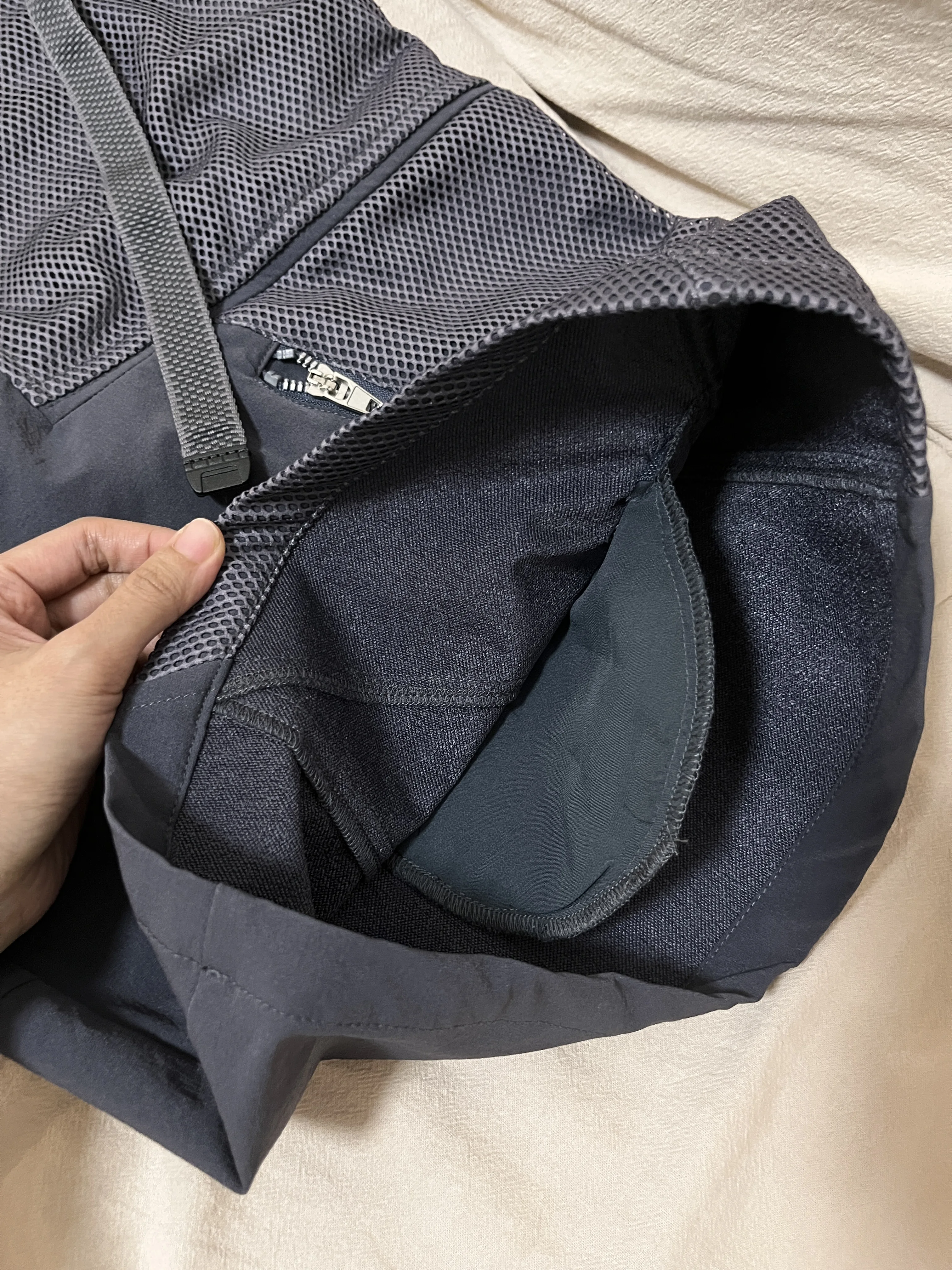 XEvil Bellator shorts nylon material integrated belt waist adjustment multipocket sci-fi dystopian