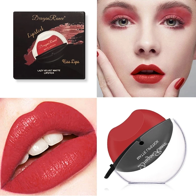 Waterproof Lazy Lip Lipstick Long Lasting Not Easy to Fade Matte Velvet