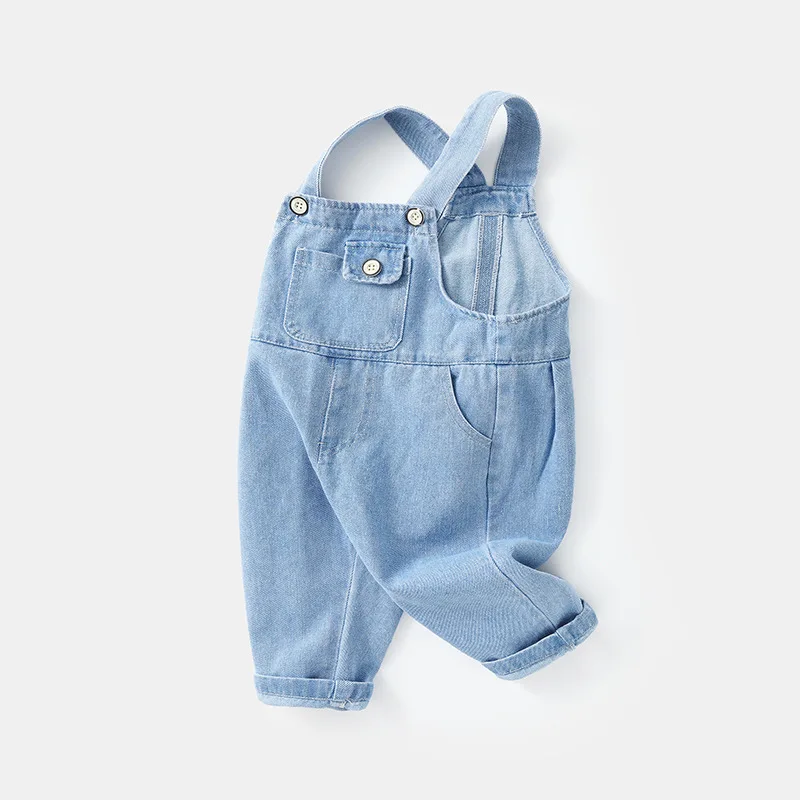 Girls Denim Overalls Cute Casual Loose Fit Jeans