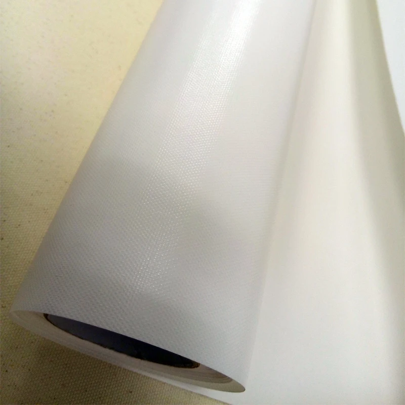 Glossy surface 24inx30m polyester blank canvas roll for digital printing