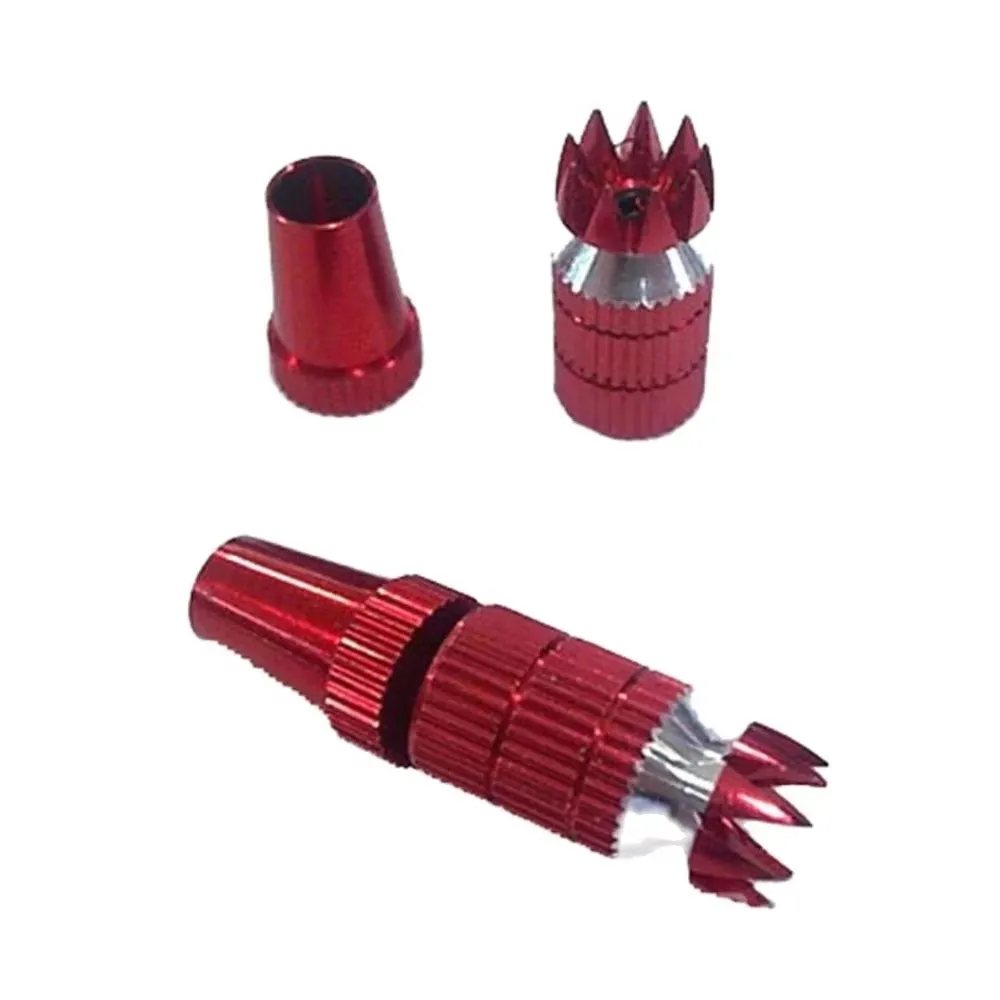 Tige d'émetteur rouge de 3 mm pour radiocommande, avec reflets métalliques