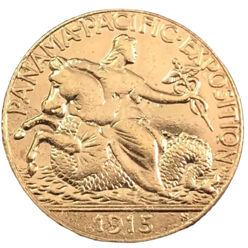 

1915 United States $2.5 Dollar Panama-pacific Wxposition Copy Gold Coin