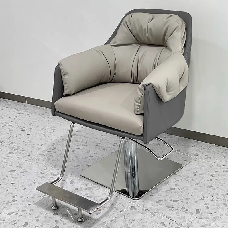 Vanity Barbershop Barber Chairs Recliner Hairdressing Facial Chair Metal Aesthetic Silla De Barbero Beauty Salon Furnitures