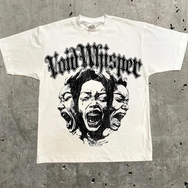 Harajuku Letter Graphic T Shirts Y2k Tops Men Women High Street Oversized T Shirt Pro Choice Streetwear Vintage Tee Clothing - Image 4