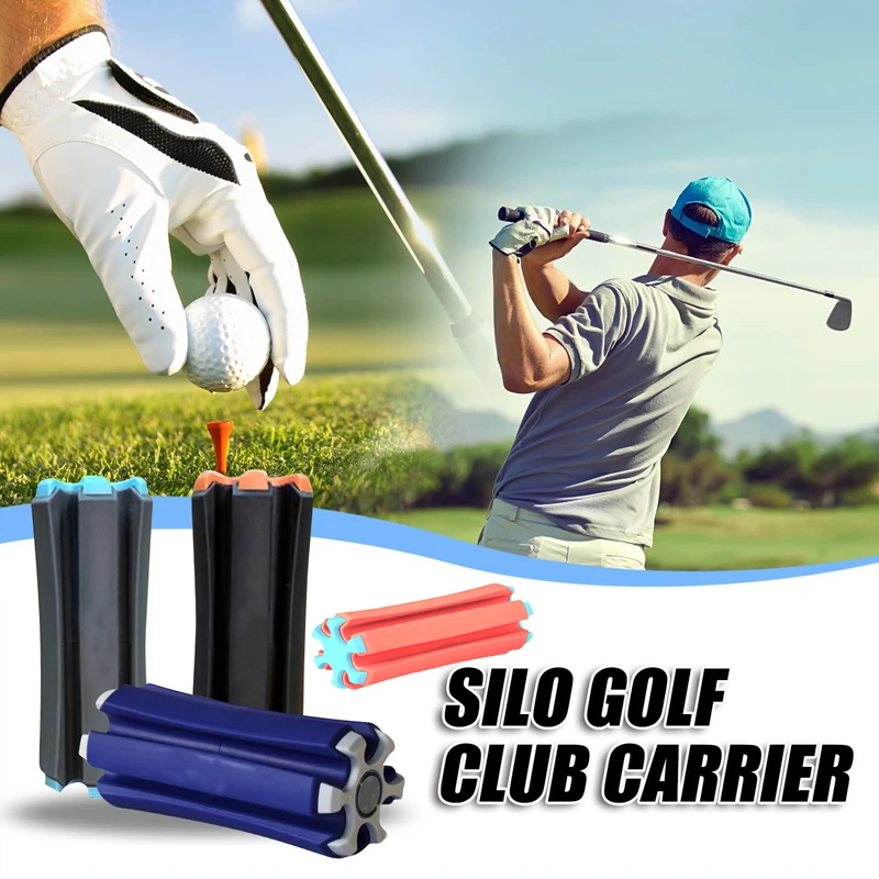 

Golf Putter Holder Golf Bag Clip Fixed Golf Clubs Buckle Ball Training Aids Swing Trainer Outdoor Sports Game Accessories