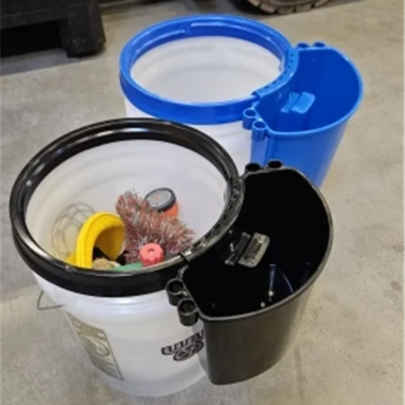 Bucket Organizer Universal Car Detailing Tools Towels Brushes Mitt Fast Easy Storage Kits External Hanging Barrel Wash Bucket