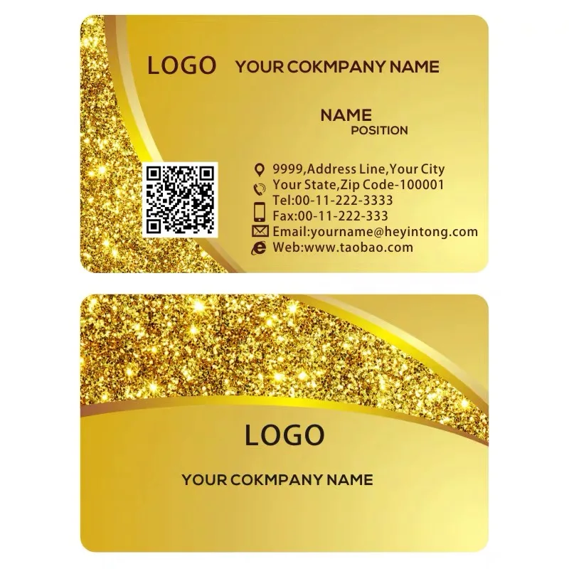 PVC Business Card Photo Numbered Printing ID Cards Waterproof Glossy Matte Pearl Frosted Double-sided 85*54mm 200pcs