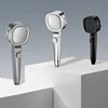 Musurjoy Bathroom Booster Shower Head, 3 Mode Adjustable Spray, Bathroom Shower System Handheld Shower Head, Silver Shower Head 5