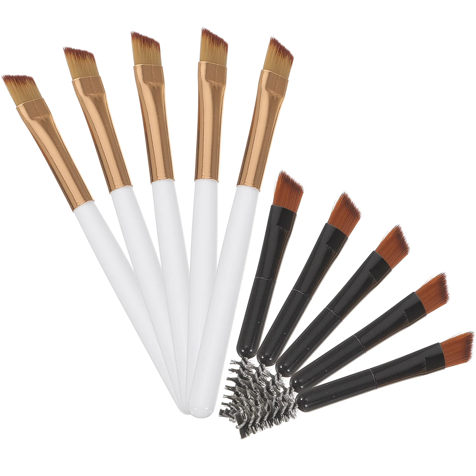 

10pcs Eyebrow Mini Makeup Portable Angled Cosmetics