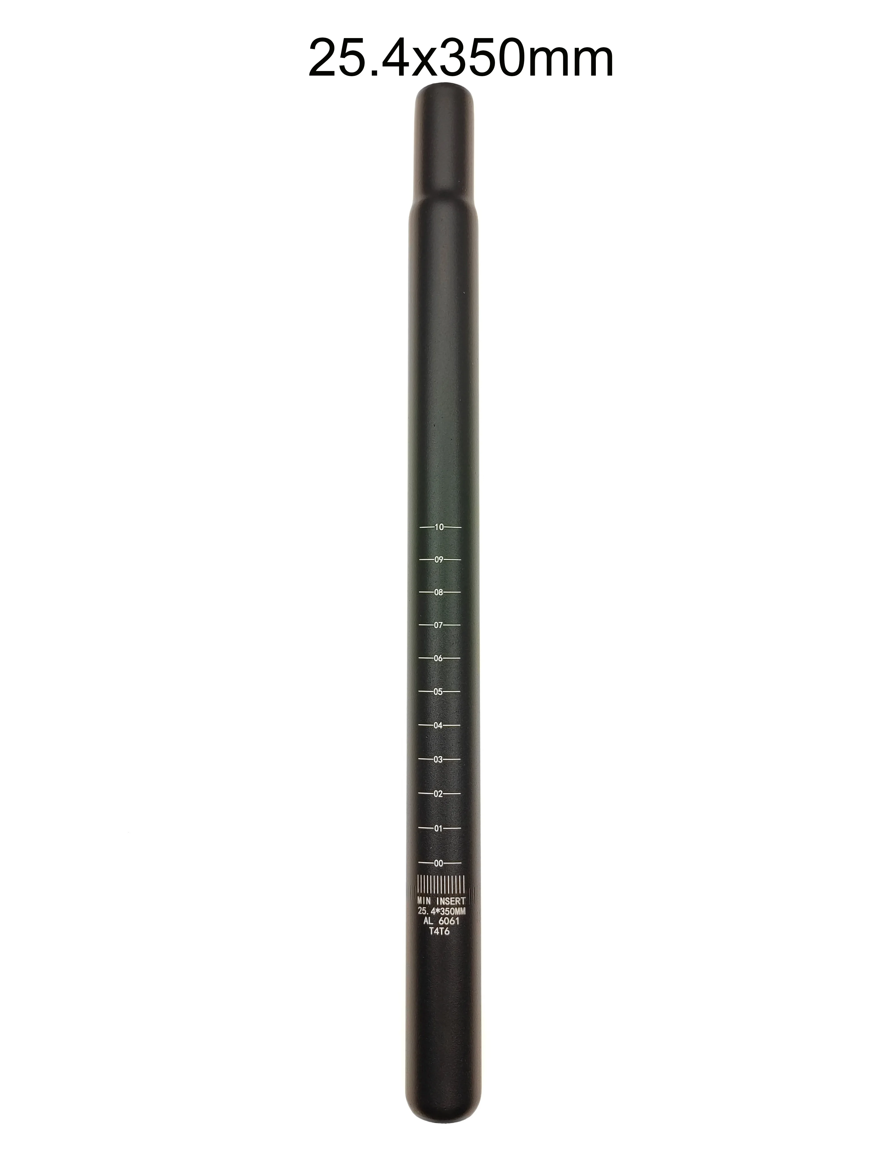 PLATT fiets zadelpen aluminiumlegering MTB zadelpen 25,4/27,2/28,6/31,6 350mm, Zwart PLATT fiets zadelpen aluminiumlegering MTB zadelpen 25,4/27,2/28,6/31,6 350mm, Zwart