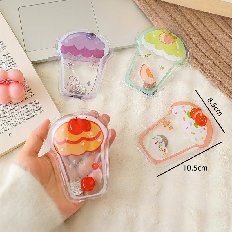 Mini aquecedor de mãos de desenho animado, pacote de gel autoaquecimento reutilizável para crianças estudantes, calor portátil para viagens de inverno (1 unidade aleatória)