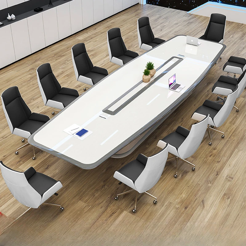 Desks Sets Office Meeting Table Study Conference Bureau Workstation Desk White Lunch Break Escritorio Office Furniture OK50HY lunch break conference tables manicure coffee wooden luxury meeting table modern standing escritorio office furniture ok50hy