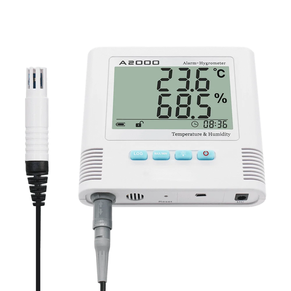 

Sound & Light Alarm High Accuracy Temperature and Humidity Thermometer Hygrometer with Calibration Function by Key
