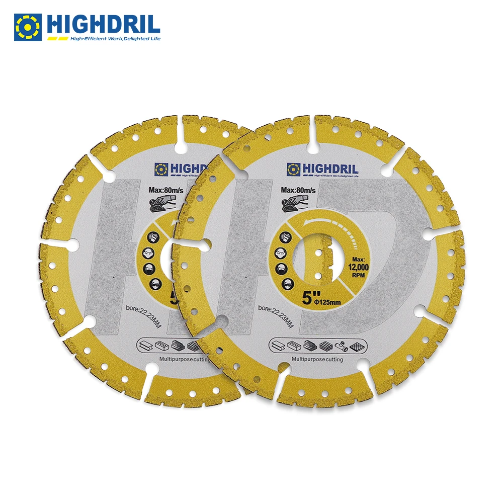highdril-2pcs-dia125mm-5-polegada-diamante-laminas-de-serra-universal-para-metal-porcelana-granito-plastico-disco-de-corte-grit30-arboe2223mm
