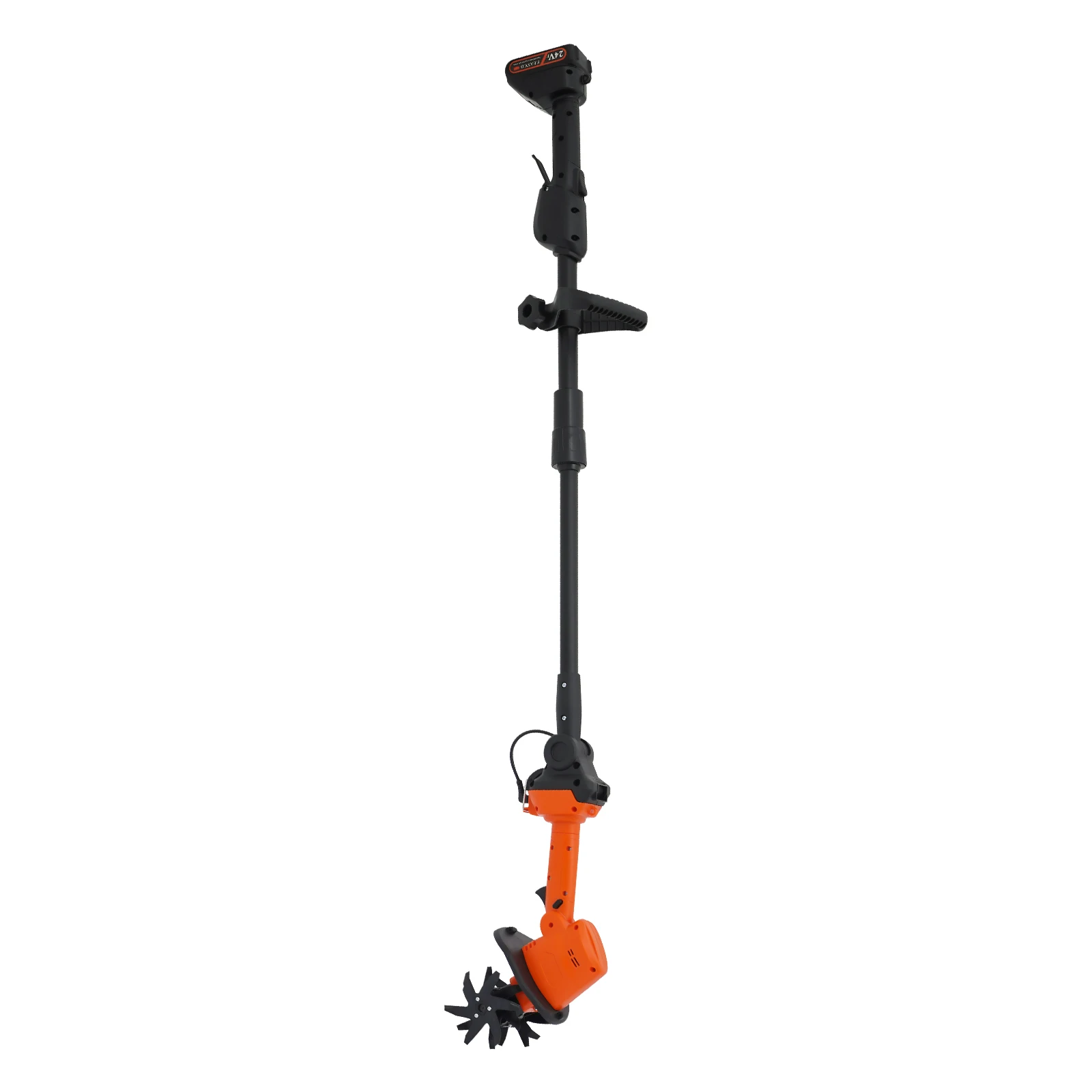 21V Akku-Gartenfräse - 235 U/min Elektrische Gartenfräse (3,94 Zoll Breite/Tiefe) für Bodenbearbeitung/Rasen – Detail 8