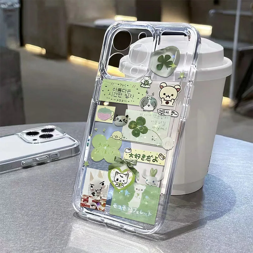 Charming Rilakkuma Soft TPU Phone Case - Cute Bear Design Back Cover