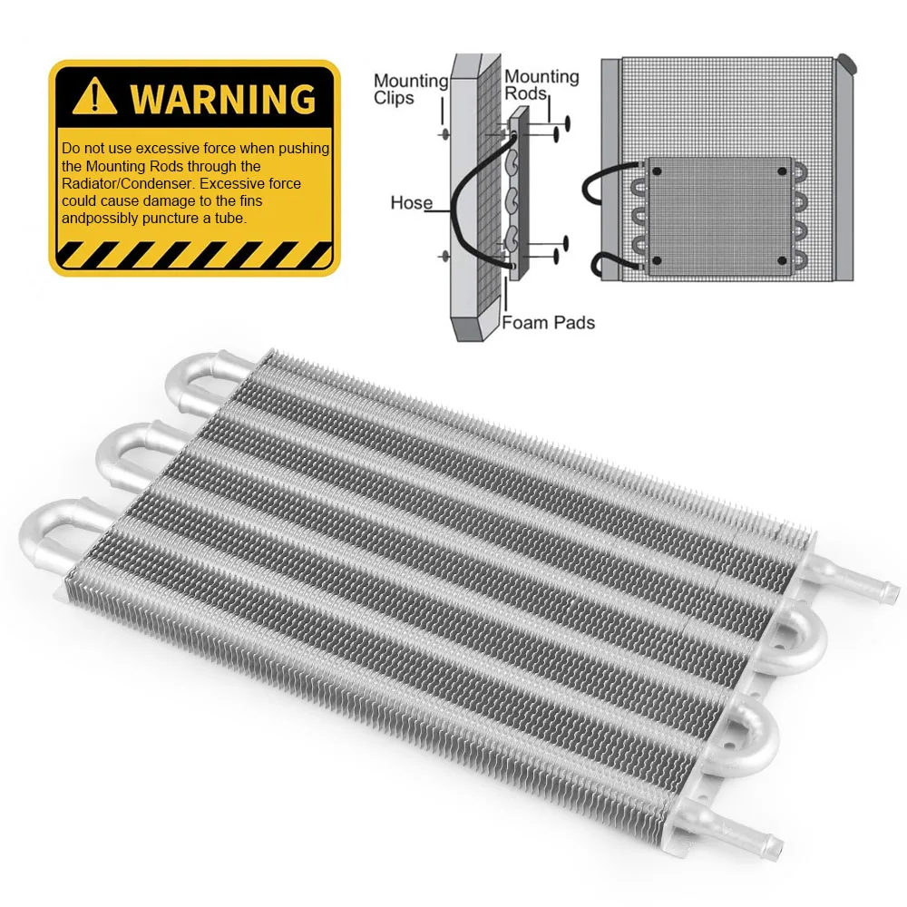 Oil Cooler Kit Universal for Auto-Manual aluminum radiator aluminum radiator kit oil cooler kit