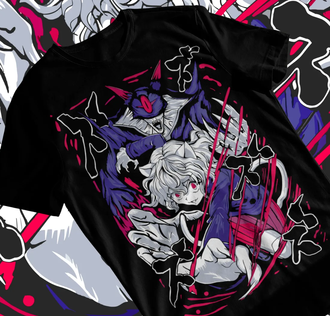 Neferpitou футболка Hunter X Hunter манга полоса HXH аниме футболка Мягкая футболка