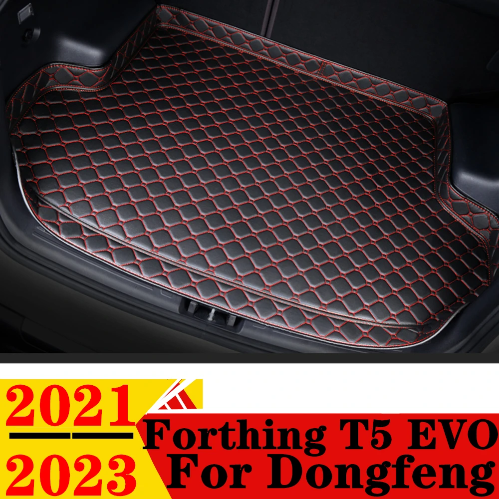 

Коврик для багажника автомобиля для Dongfeng Forthing T5 EVO 21 22 23, высокий боковой водонепроницаемый задний коврик для груза, коврик, задние аксессуары, подкладка для багажника