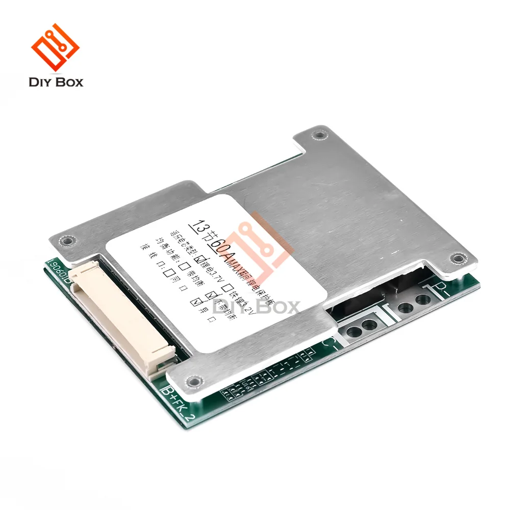 Bms-lithium Battery Protection Board 13s 48v 60a Li-ion Cell Battery Pcb Circuit Charging Board para Veículos Elétricos - Image 2