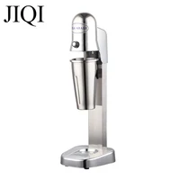 JIQI 220V Stainless Steel Commercial Smoothie Blender Food Processor Electric Milkshake Beverage Mixer Bar Fruit Stiring Machine 2