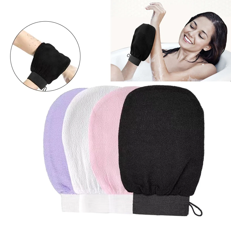 

Scrub Exfoliating Gloves Back Scrub Dead Skin Facial Massage Gloves Durable Multi Color Body Deep Cleansing Towels For Shower