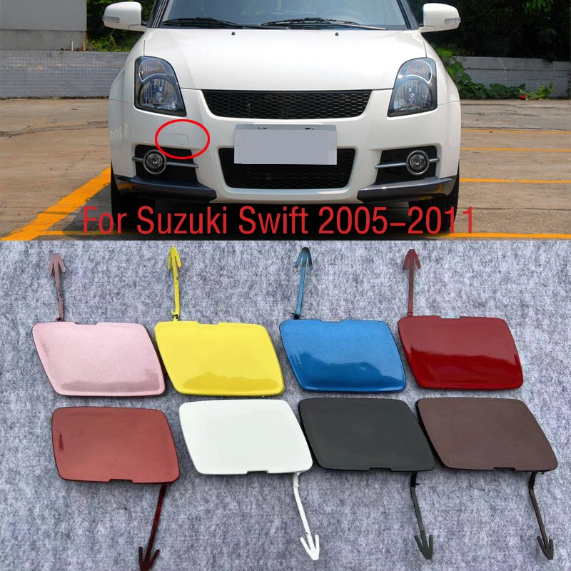 Car Front Bumper Trailer Hauling Eye Lid Tow Hook Cover Cap For Suzuki Swift 2005 2006 2007 2008 2009 2010 2011