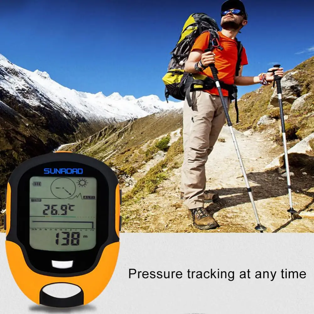 Compass Multifunctional SUNROAD Handheld USB Altimeter Barometer Digital Watch AliExpress