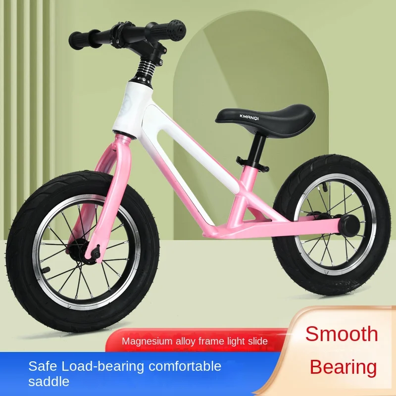 Children's Balance Car 1-3 to 6 Years Old Magnesium Alloy Pedalless Two Wheel Roller Coaster Baby Balance Bicycle