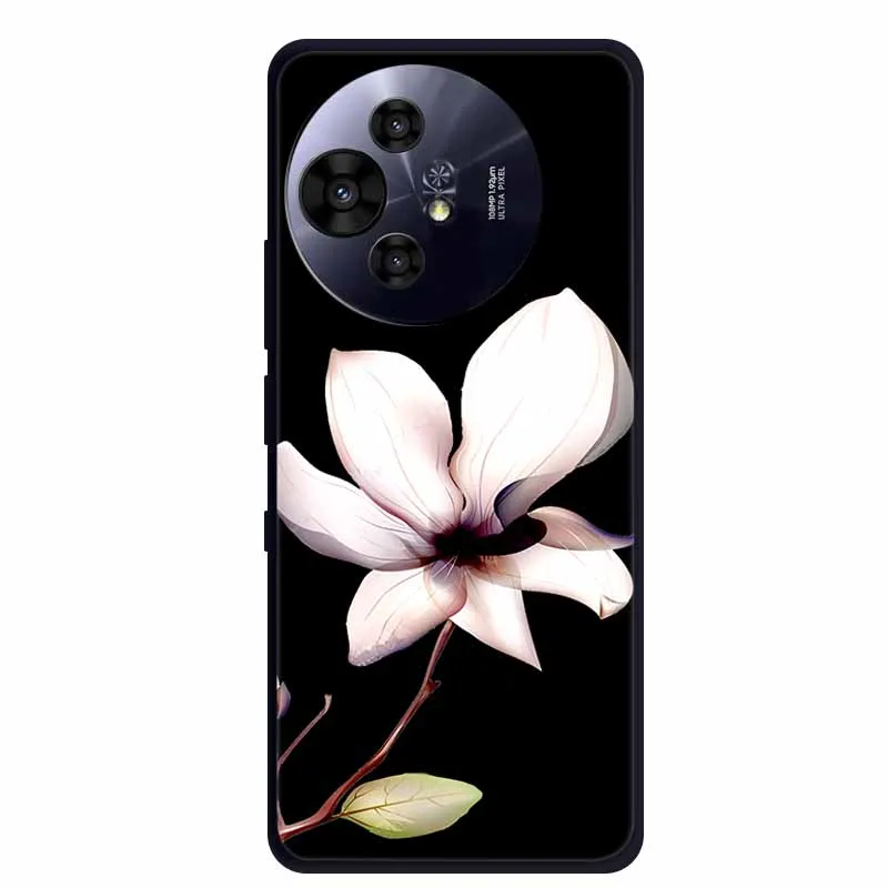 Premium Black Silicone Protective Case for TCL 50 Pro NxtPaper 5G