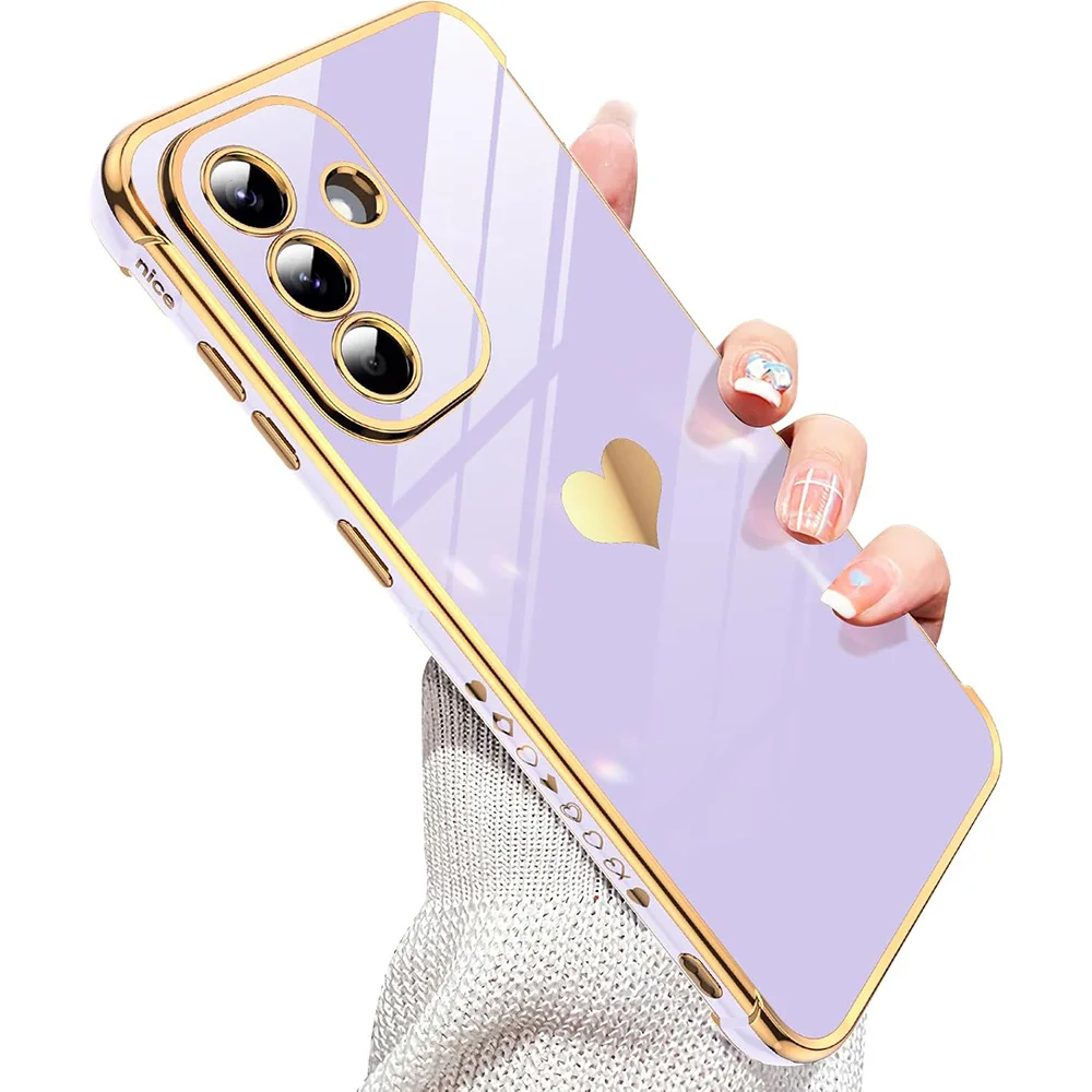 Luxury Plating Silicone Soft Case - Glitter Love Candy Color Glossy Finish