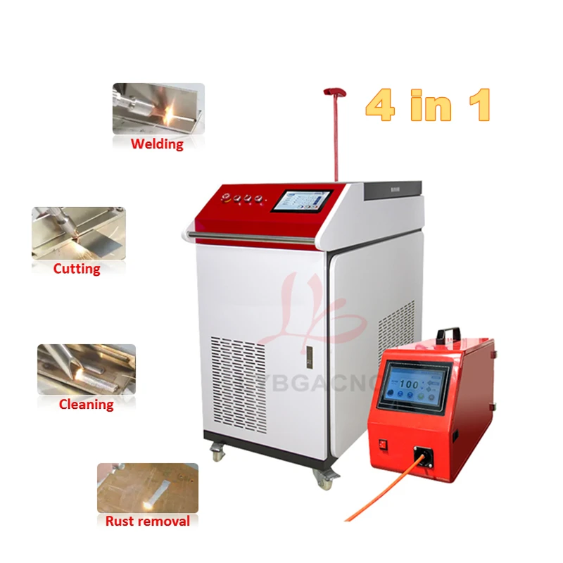 3000W Fiber Laser Welding Handheld 4 in 1 Metal Welding Cleaning Cutting Soldering Machine Welder 2000W