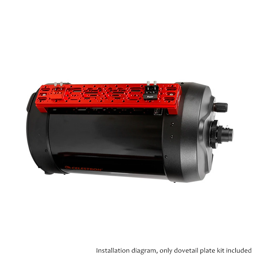 Rotes Schwalbenschwanz-Platten-Set Breites Schwalbenschwanz-Platten-Kit für Celestron Teleskop C8/8SE/C8HD/C925/925HD/C11/C11HD – Detail 6