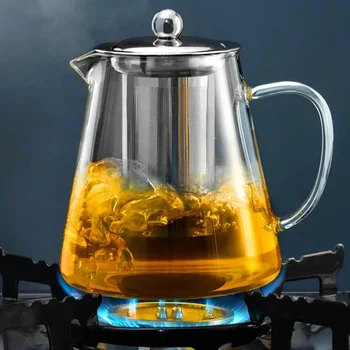 Chinese Glass Teapot with Infuser 1