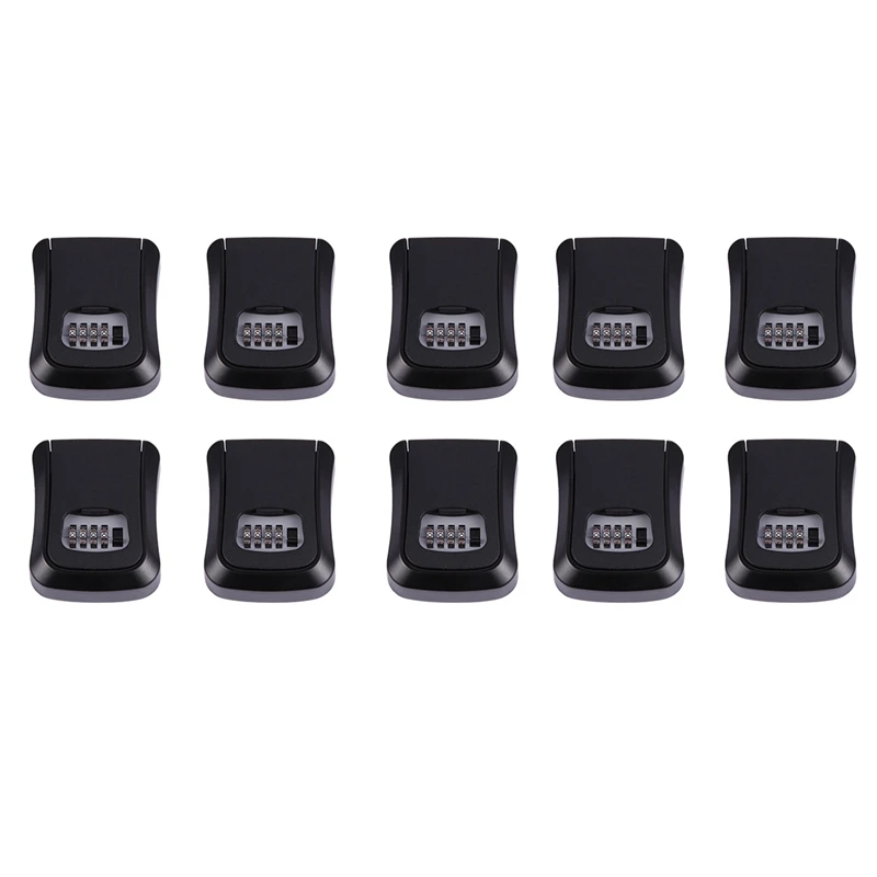 10x-black-password-key-lock-box-portachiavi-a-parete-in-lega-di-zinco-resistente-alle-intemperie-4-cifre-combinazione-chiave-di-immagazzinaggio-serratura-box