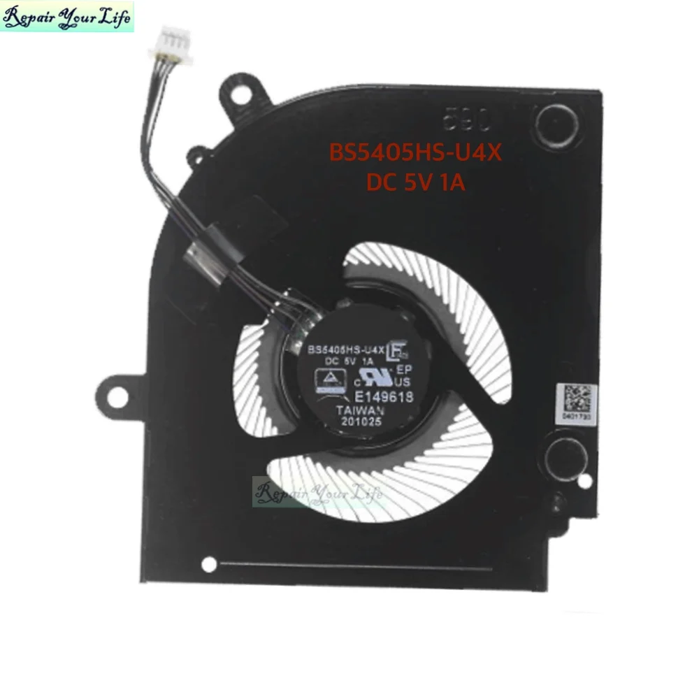 Portátil Cpu Gpu Ventiladores de Refrigeração para Msi Stealth 15m-a11uek Ms1562 A11sek A11sdk Computador Computador Ventilador Refrigerador Radiador Bs5405hs-u4w U4x - Imagem 3