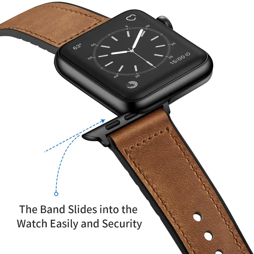 Wholesale Cool Genuine Leather 38 mm Watches Strap IV18Q780_K0034824 main image 0