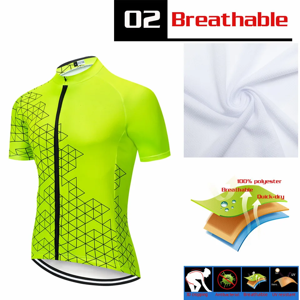 Cycling jersey Sets Men's Cycling Clothing Summer Short Sleeve MTB Bike Suit Pro Bicycle Wear Clothes Ropa Ciclismo