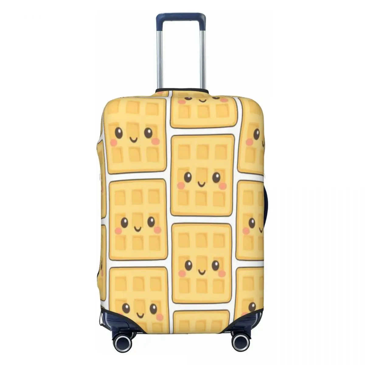 

Чехол для чемодана с милыми вафлями